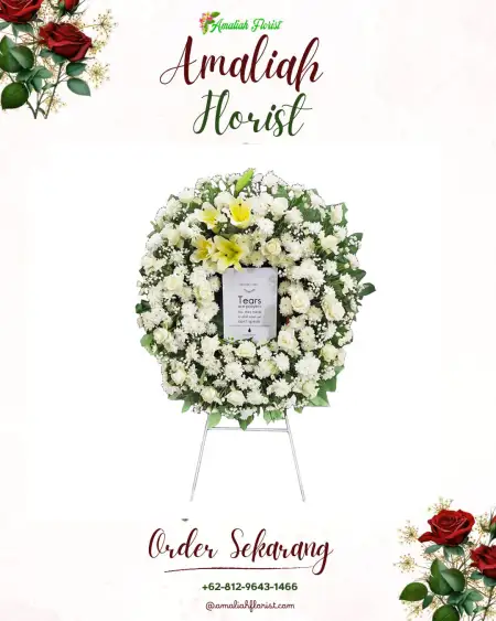 Krans Bunga Duka Pasar Tanah Abang