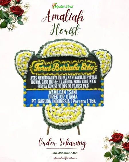 Papan Bunga Duka Pasar Tanah Abang